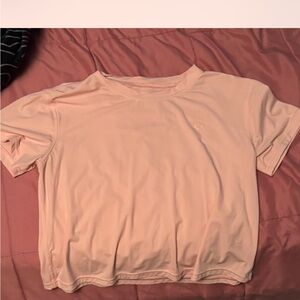 Lululemon Athletica Light Pink Crop Top